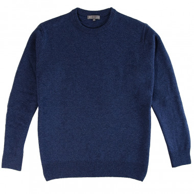 blue lambswool jumper