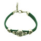 Bracelet Fantaisie Triskel Vert
