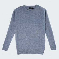 blue lambswool jumper