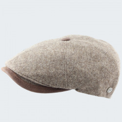 Casquette Taupe Avec Bouton Celtic Alliance