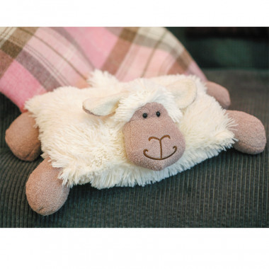 mouton en peluche blanc