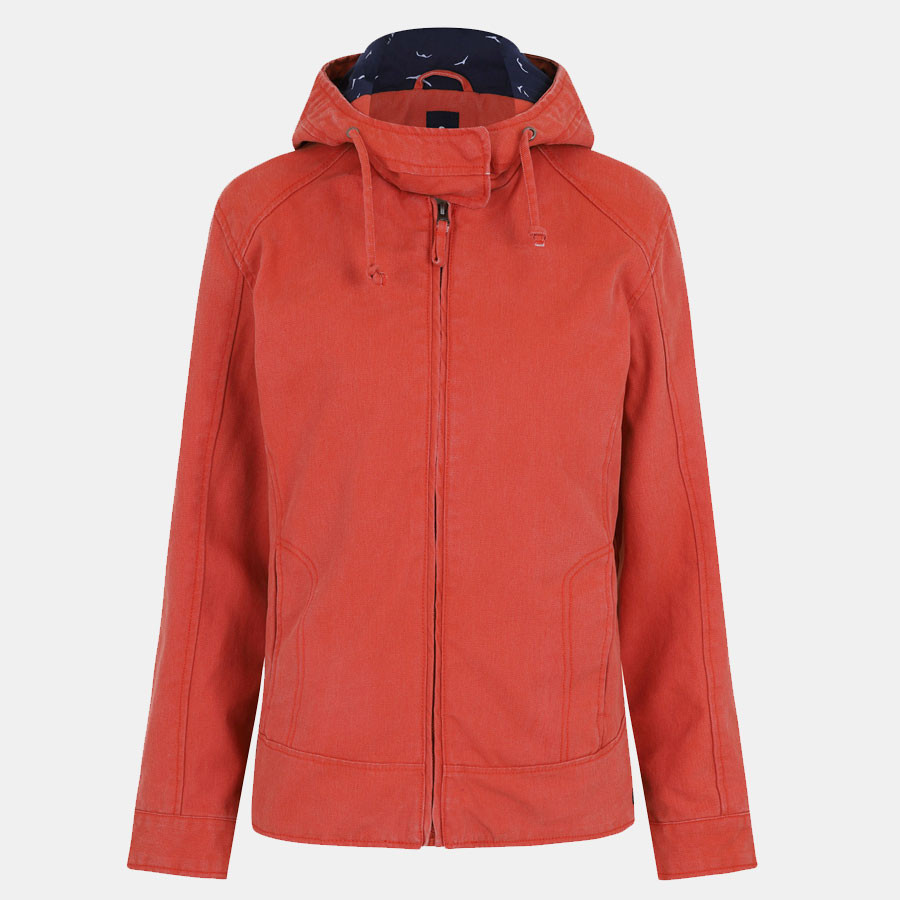 red canvas jacket