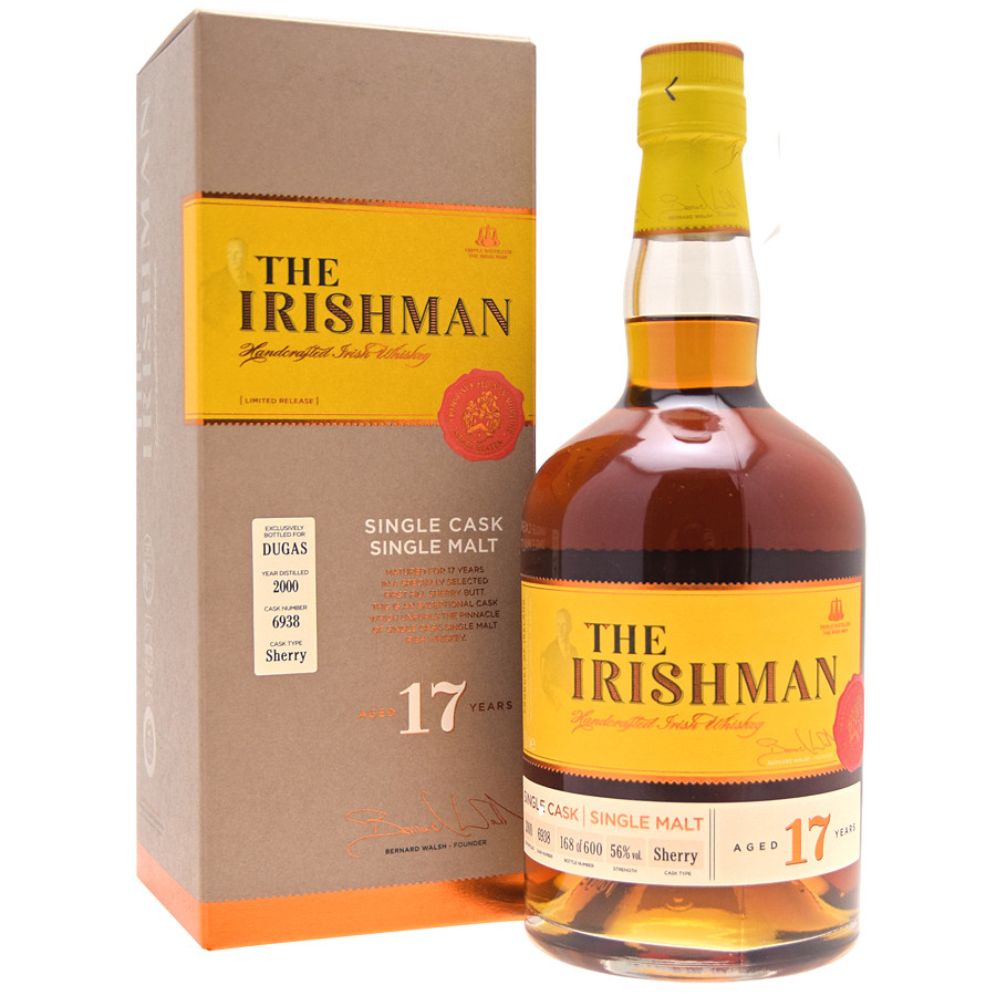 The Irishman The Harvest coffret whisky irlandais 2 verres - The Irishman