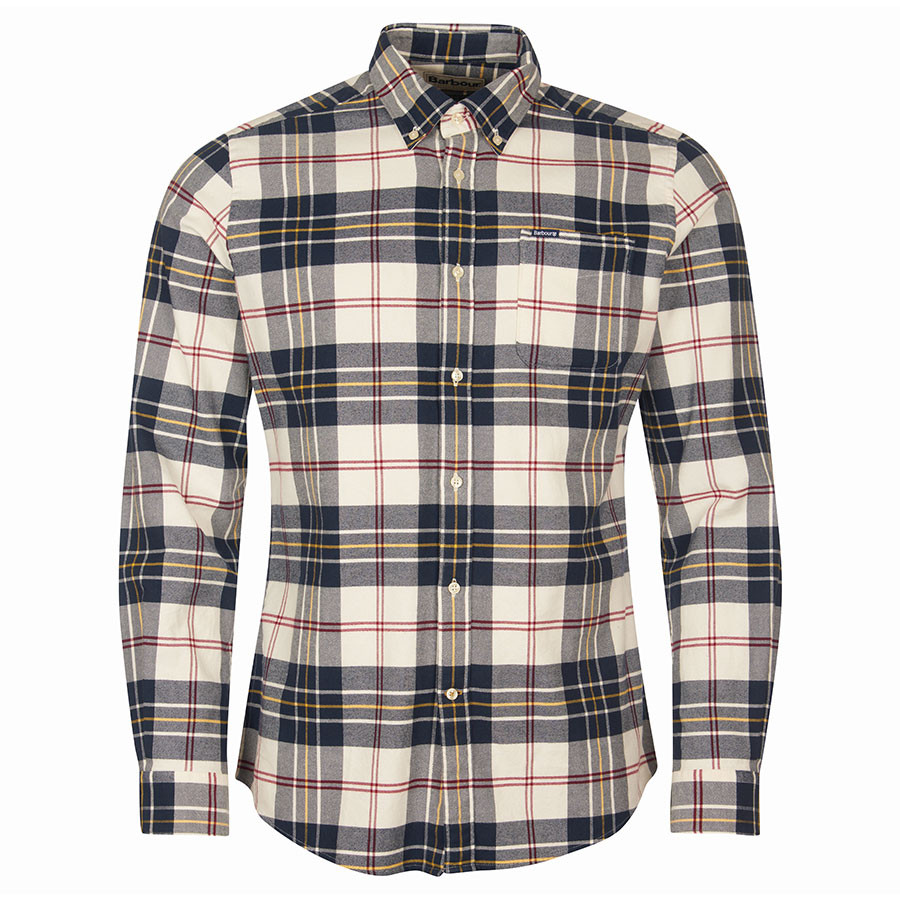 Mens barbour check shirt on sale