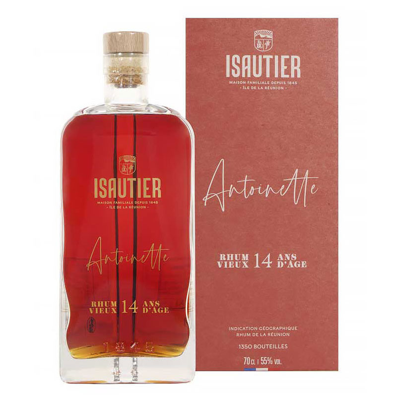 ISAUTIER Rhum Vieux Traditionnel Antoinette 14 Ans Mill. 2004 55