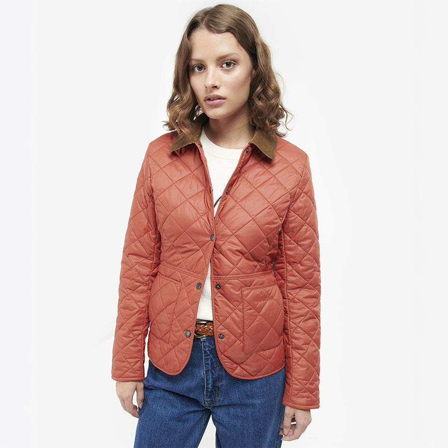 Barbour pink denim jacket best sale