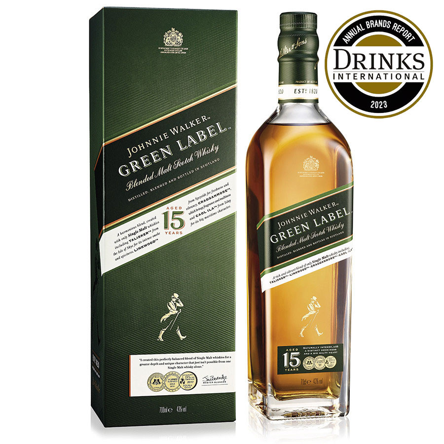 Johnnie Walker Green Label 15 years 43° - Scotland - Le Comptoir