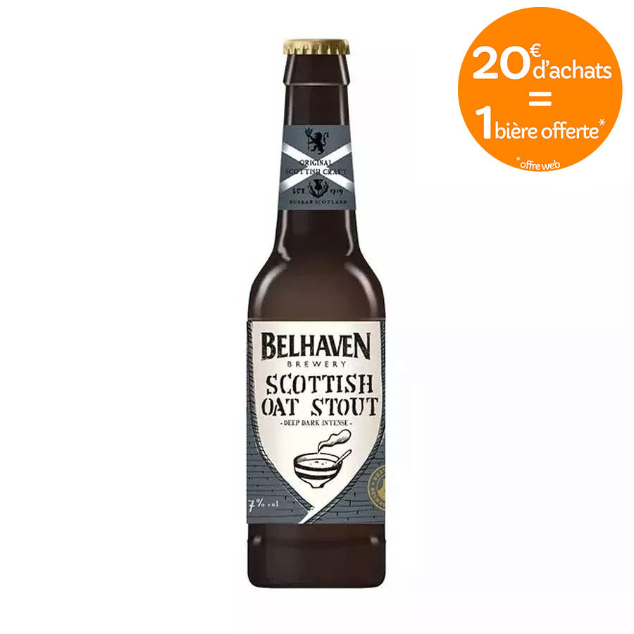 Belhaven Scottish Oat Stout 33cl 7 Brown Beers Le Comptoir Irlandais