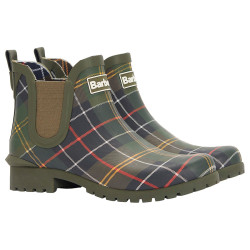 Wilton Classic Tartan Barbour Boots