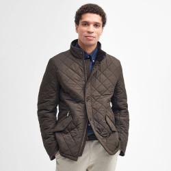 Barbour Olive Powel Quilt Jacket