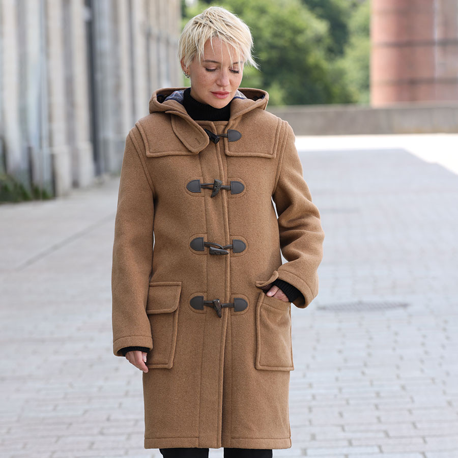 London Tradition Camel Emily Duffle Coat Coats Le Comptoir Irlandais