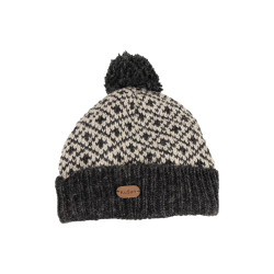 Kusan Fleur de Lys Pompom Beanie