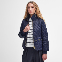 Barbour Navy Beadnell Quilted Jacket