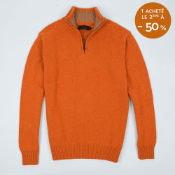 Celtic Alliance Half-zip Orange Sweater