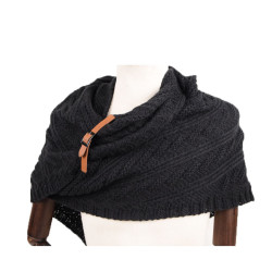 Out Of Ireland Black Knit Scarf