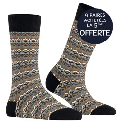 Chaussette modern Fair Isle so Burlington