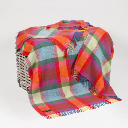 john hanly Plaid merino cashmere