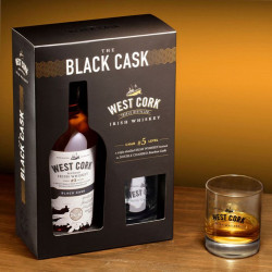 West Cork Black Cask 70cl 40° + 2 Verres