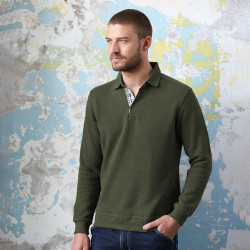 Out Of Ireland Leo Olive Sweater - Homme Automne-Hiver 2024/2025 - Le ...