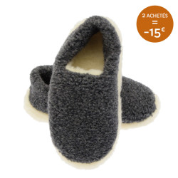 Alwero Black Siberian Slippers