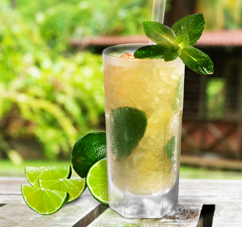 Cocktail sans alcool : sirop saveur rhum